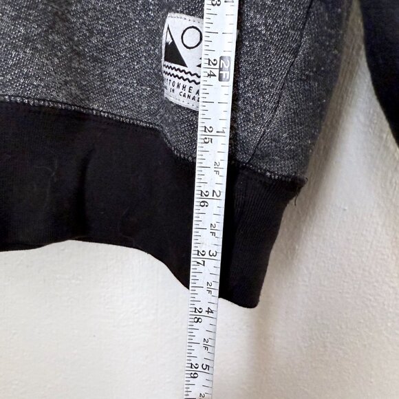 Muttonhead Black Heather Gray Crewneck Sweatshirt, Men’s Size Large - Picture 4 of 5